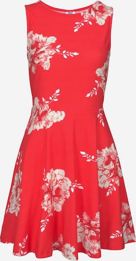 BEACH TIME Letné šaty - svetločervená / biela, Produkt