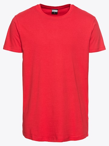 T-Shirt Urban Classics en rouge : devant