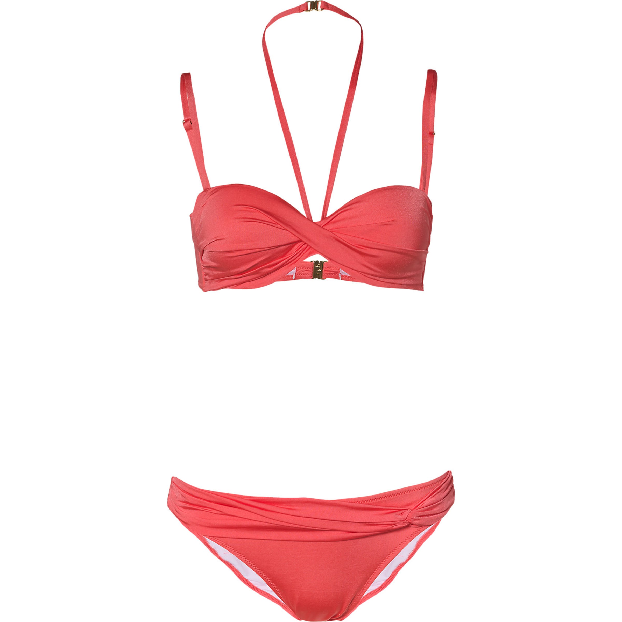 LASCANA Bandeau Bikini i rød: forside