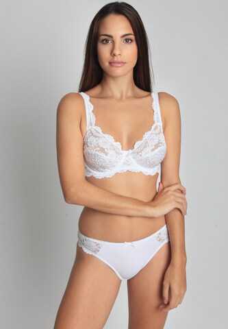 sassa Triangel Bügel-BH 'CLASSIC LACE' in Weiß