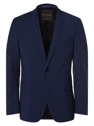 Finshley & Harding Regular Business-colbert ' Steven ' in Blauw: voorkant