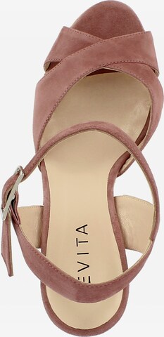 EVITA Strap Sandals 'Lana' in Pink