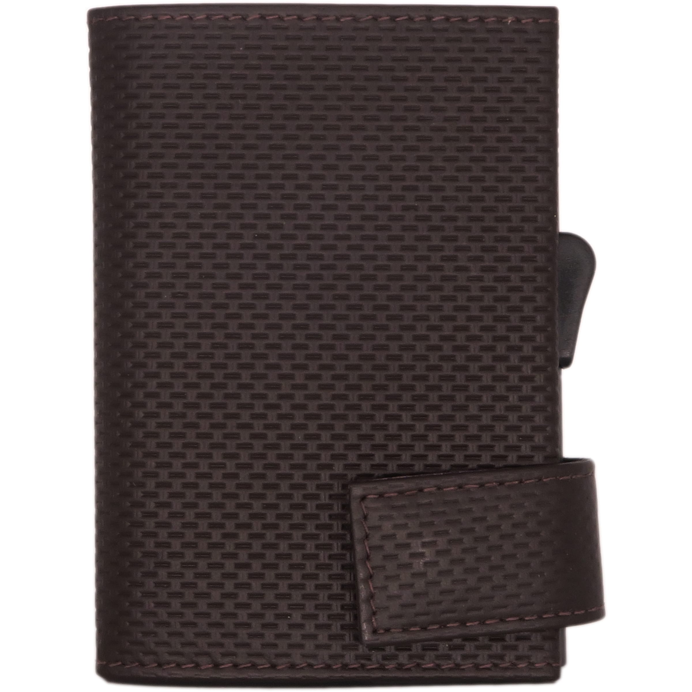 SecWal Wallet in Brown: front