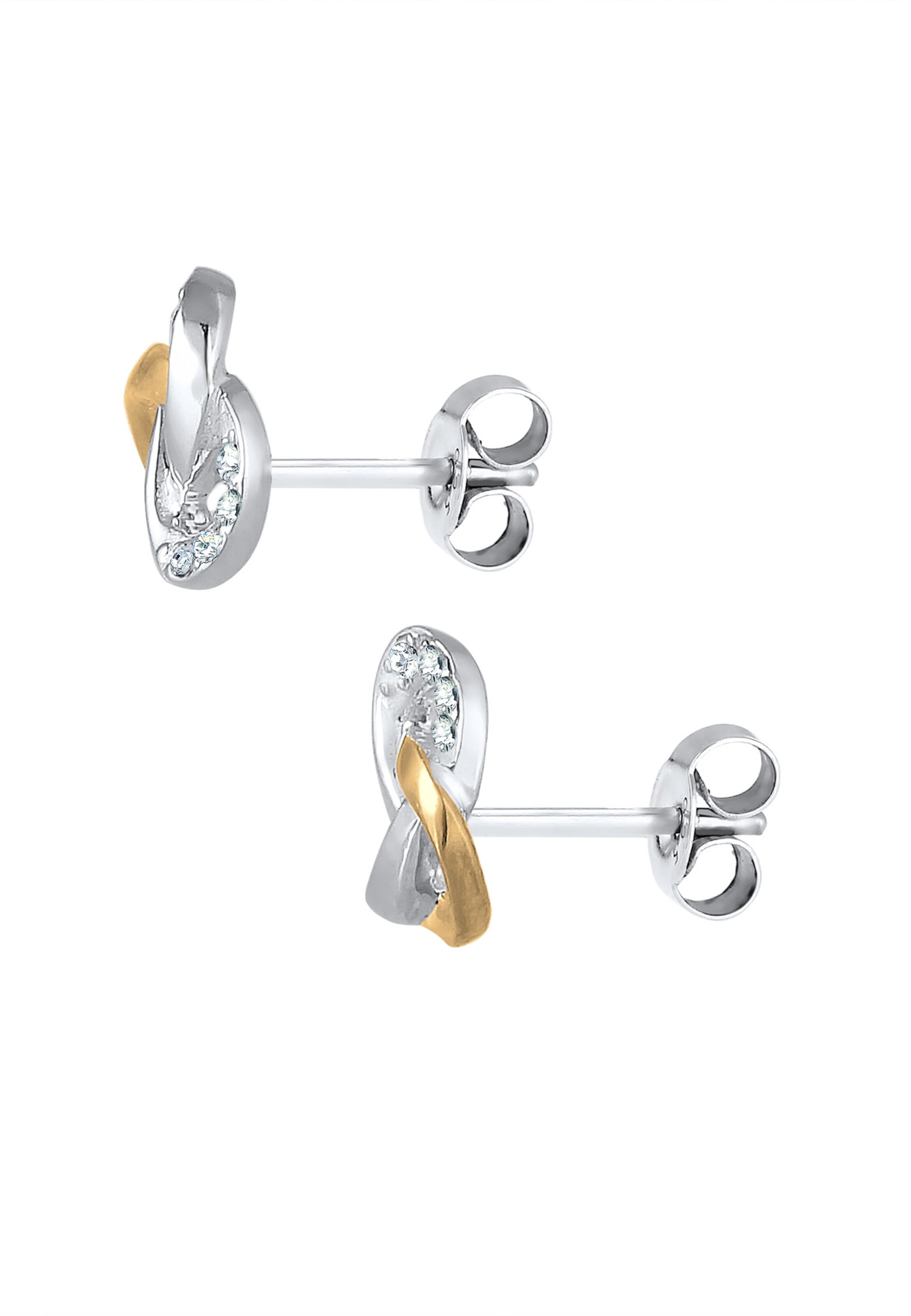 ELLI Earrings 'Knoten' in Silver