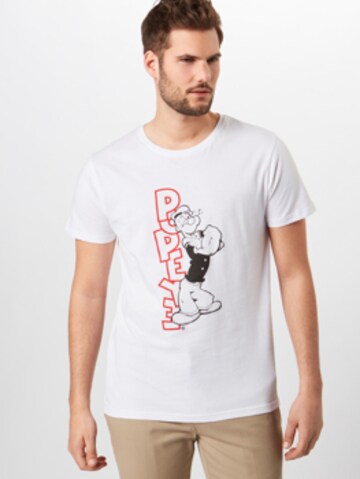 Mister Tee Shirt in White: front