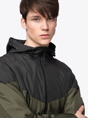 Urban Classics Between-Season Jacket in Green