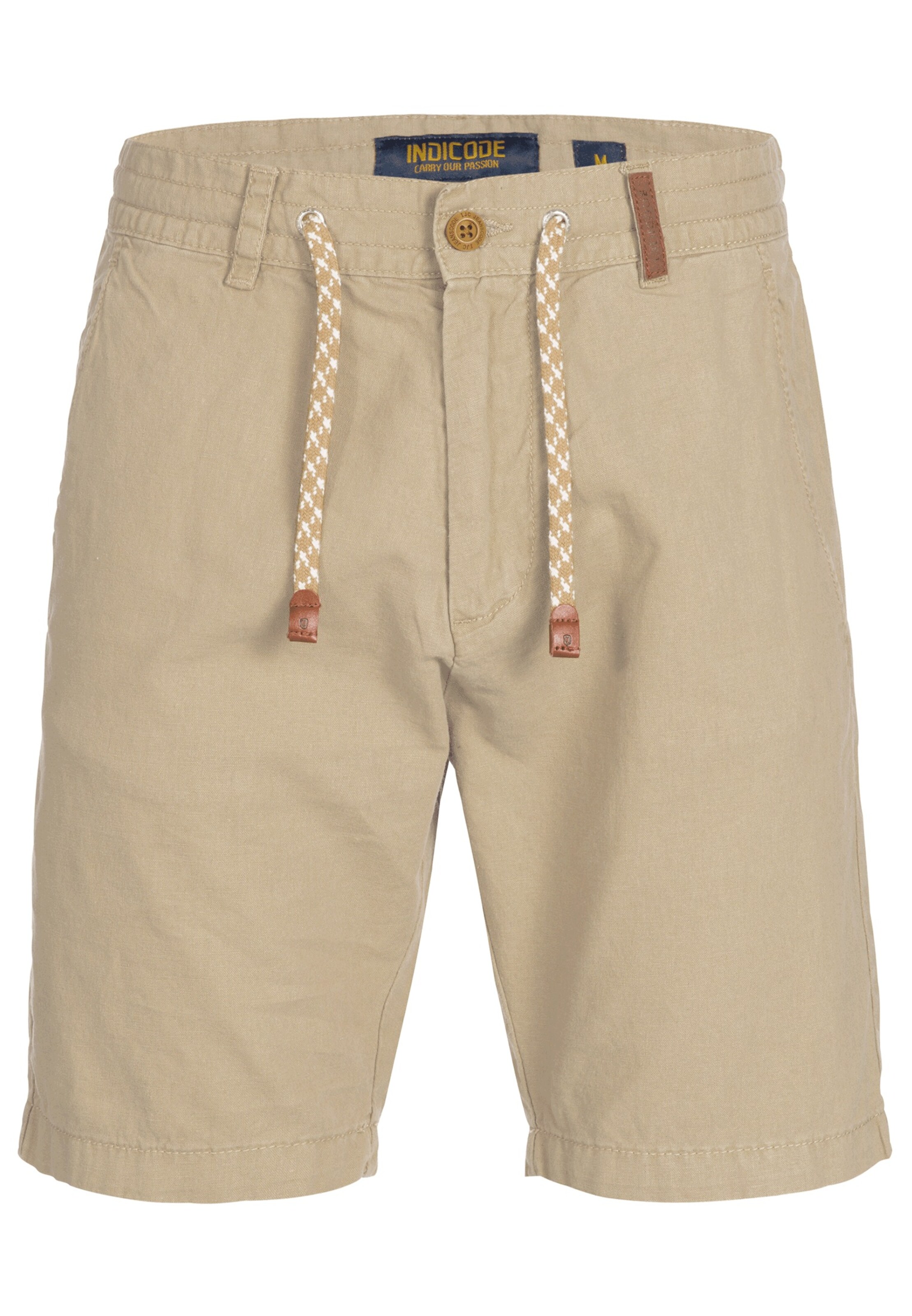 INDICODE JEANS Pants 'Bowmanville' in Beige: front