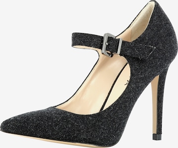 EVITA Slingback Pumps in Black: front