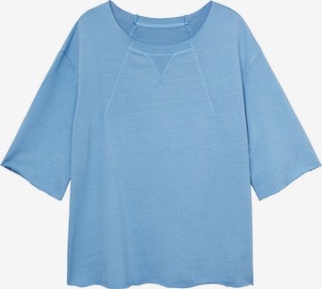 MANGO Sweatshirt in Blauw: voorkant