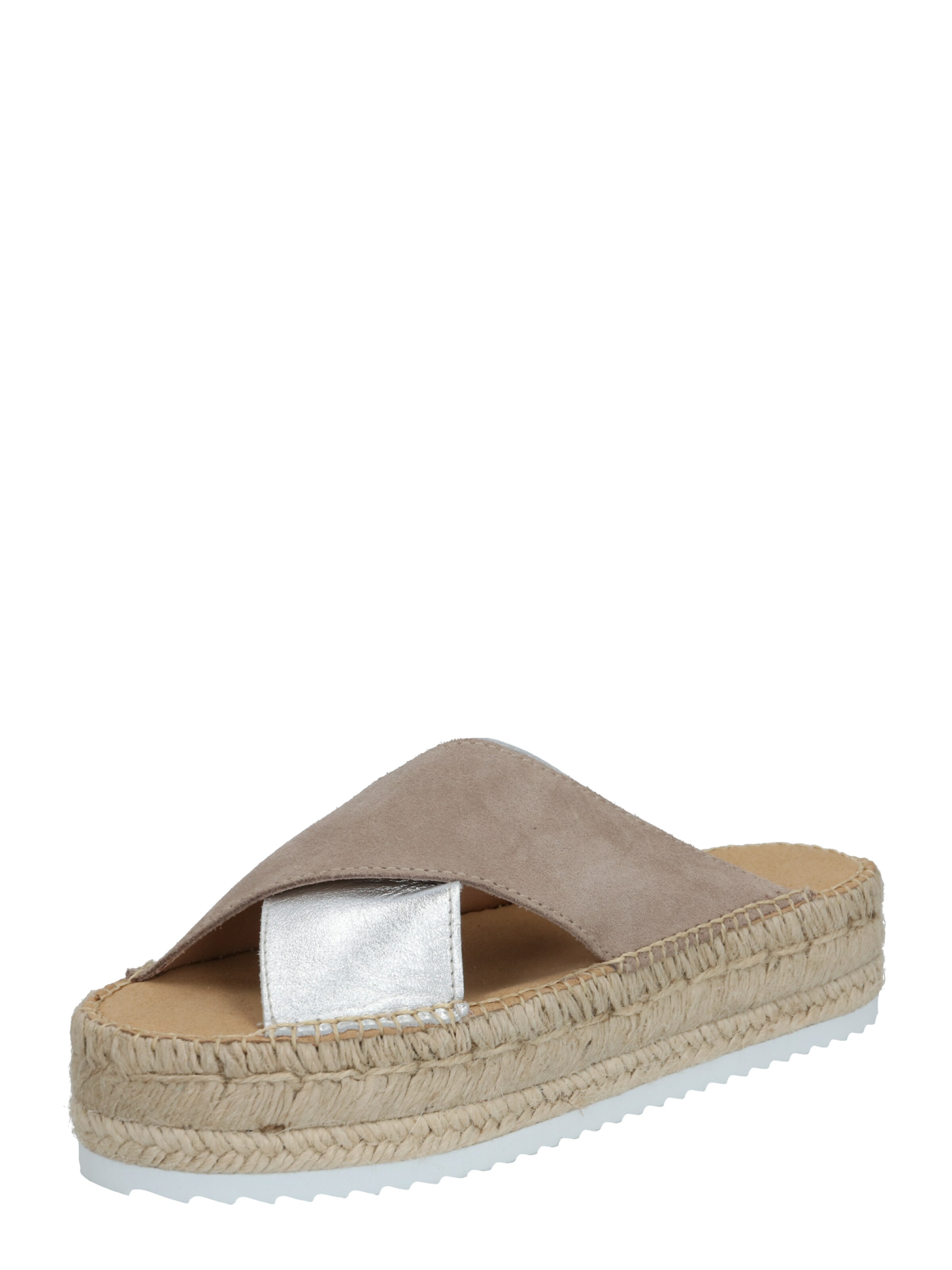 espadrij l´originale Pantolette 'Croisette' in Beige: predná strana