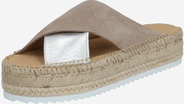 espadrij l´originale Pantolette 'Croisette' in Beige: predná strana