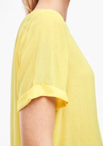 Camicia da donna di QS in giallo
