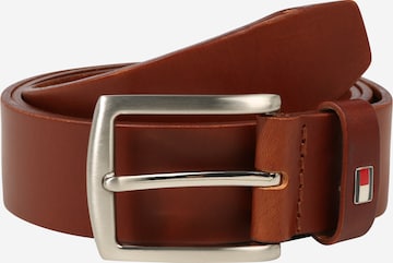 TOMMY HILFIGER - Cinturón 'New Denton' en marrón: frente