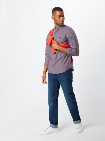 s.Oliver Slim fit Overhemd in Rood