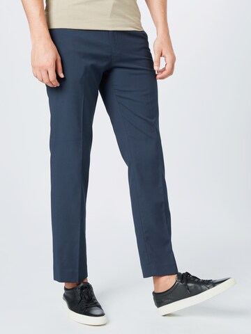 Regular Pantalon à plis BURTON MENSWEAR LONDON en bleu : devant