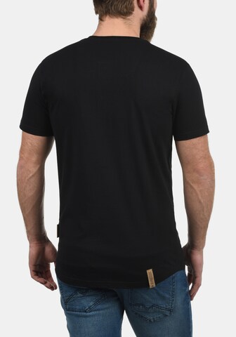 INDICODE JEANS Rundhalsshirt 'Art' in Schwarz