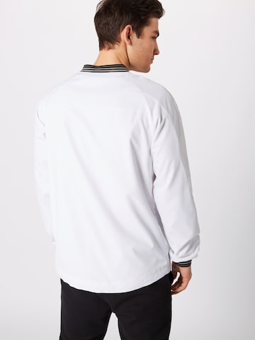 Urban Classics Regular fit Between-Season Jacket in White: back