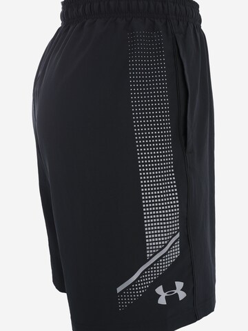 Regular Pantalon de sport 'Woven Graphic' UNDER ARMOUR en noir