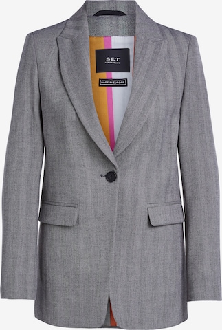 SET Blazer in Grey: front