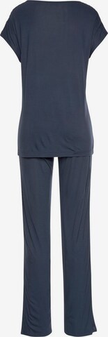 LASCANA Pajama in Blue