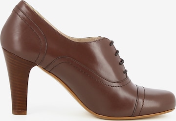 EVITA Platform Heels 'Maria' in Brown