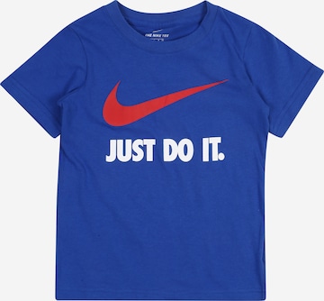 NIKE Functioneel shirt in Blauw: voorkant