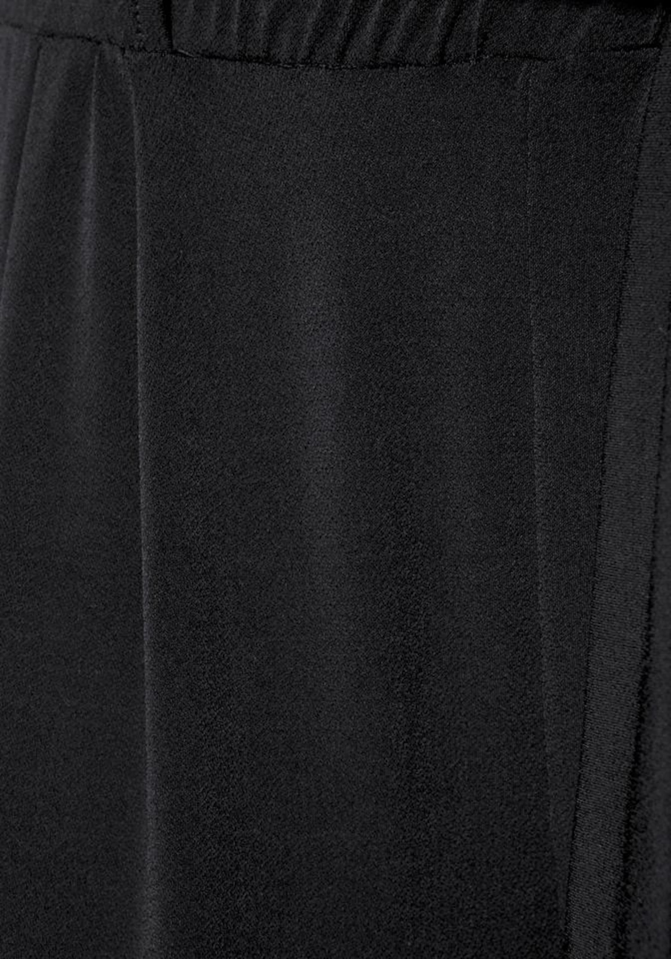 LASCANA Wide leg Veckad byxa i svart