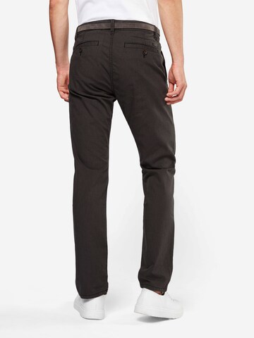 Coupe slim Pantalon chino 'Travis' TOM TAILOR en noir