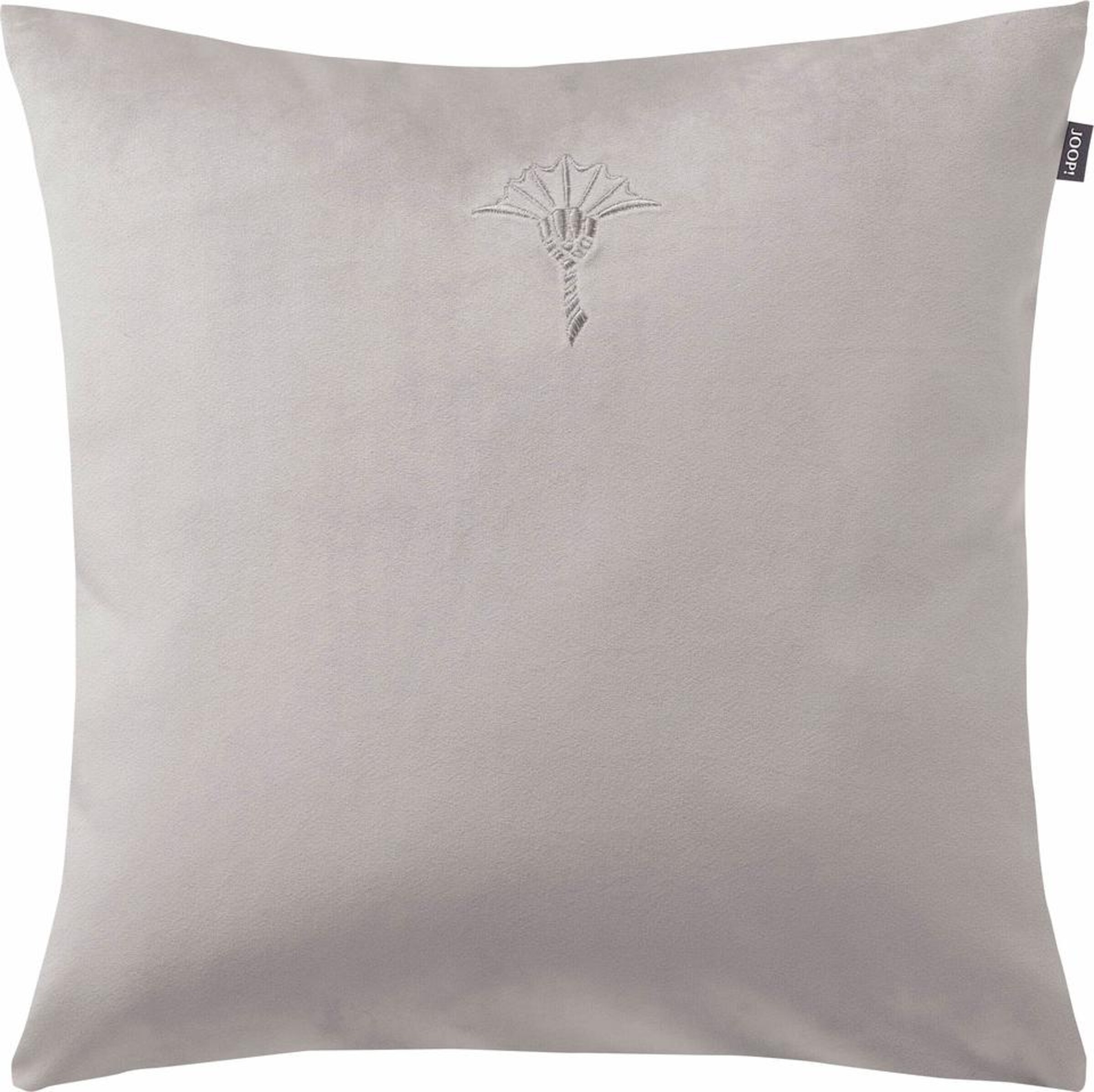 JOOP! - Kissenbezug 'Cozy' in silbergrau