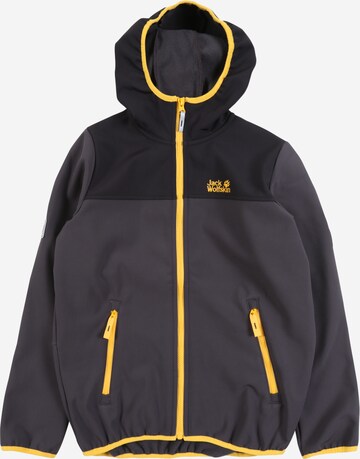 JACK WOLFSKIN Outdoorjas 'FOURWINDS' in Zwart: voorkant