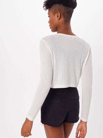 Cardigan 'Gloria' ONLY en blanc : derrière