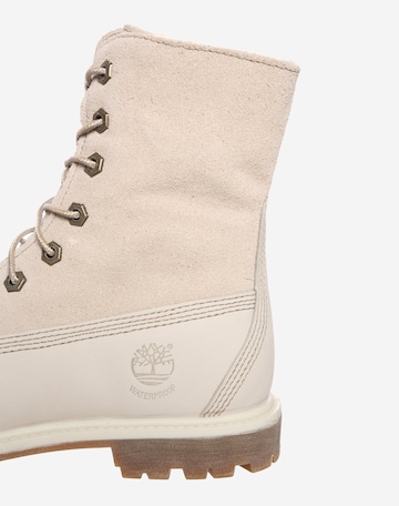 TIMBERLAND Ankelstøvletter med snøring 'Authentics' i beige