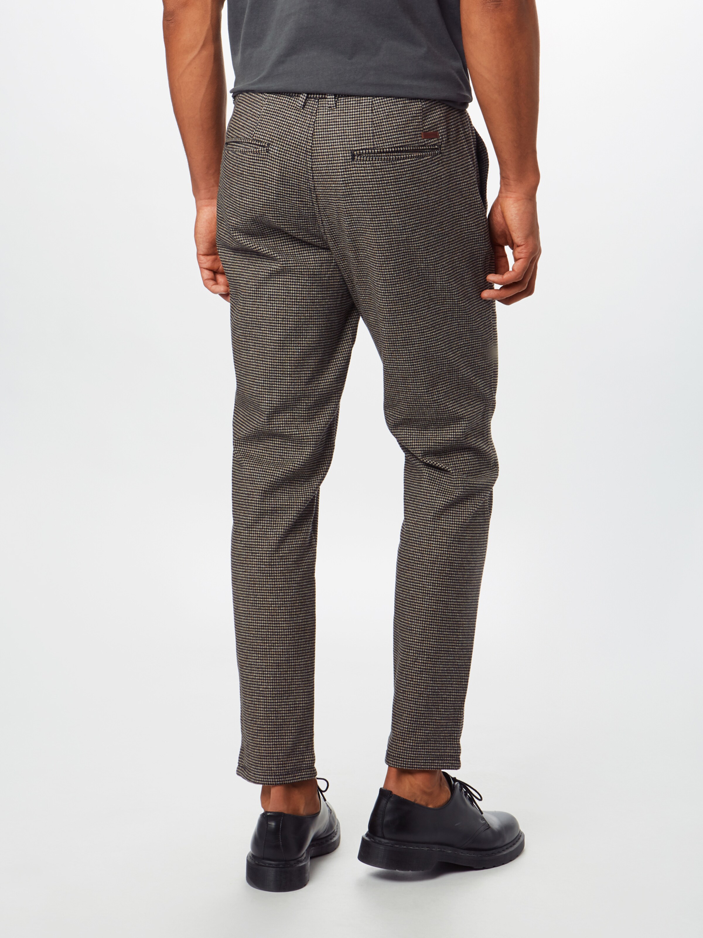 JACK & JONES Chino 'CHARLES' in de kleur Bruin: Achteraanzicht