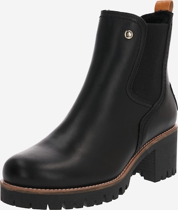 PANAMA JACK Chelsea boots 'Pia Igloo Travelling' in Zwart: voorkant