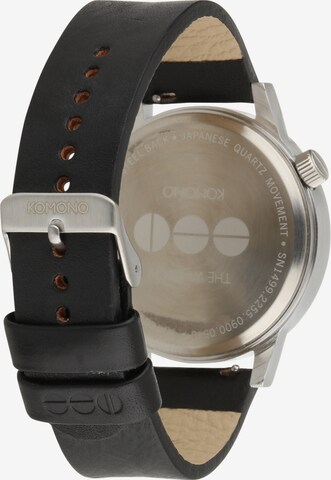 Komono Analog Watch 'Winston Regal' in Black: back