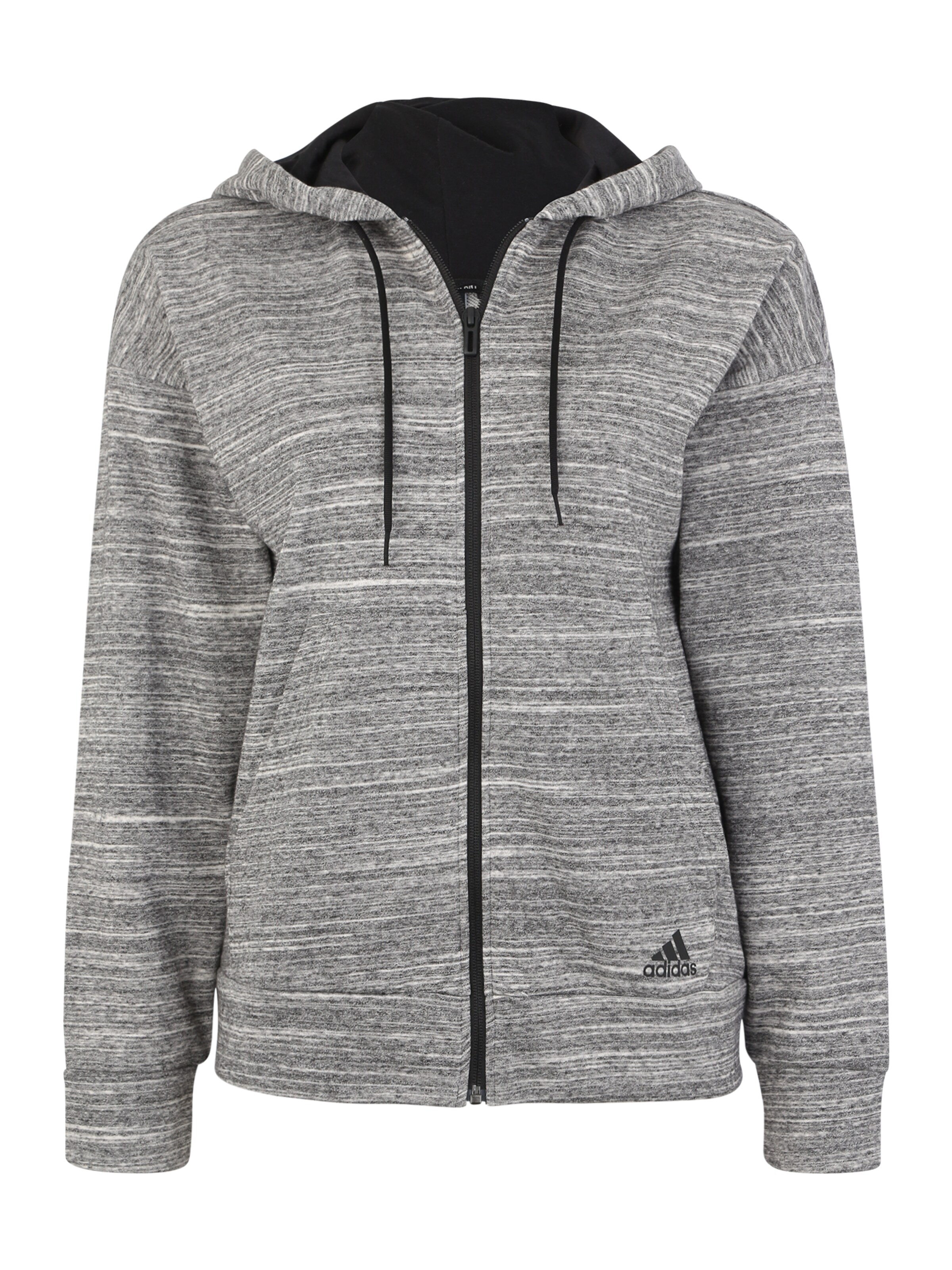 ADIDAS PERFORMANCE - Sport-Sweatjacke in graumeliert