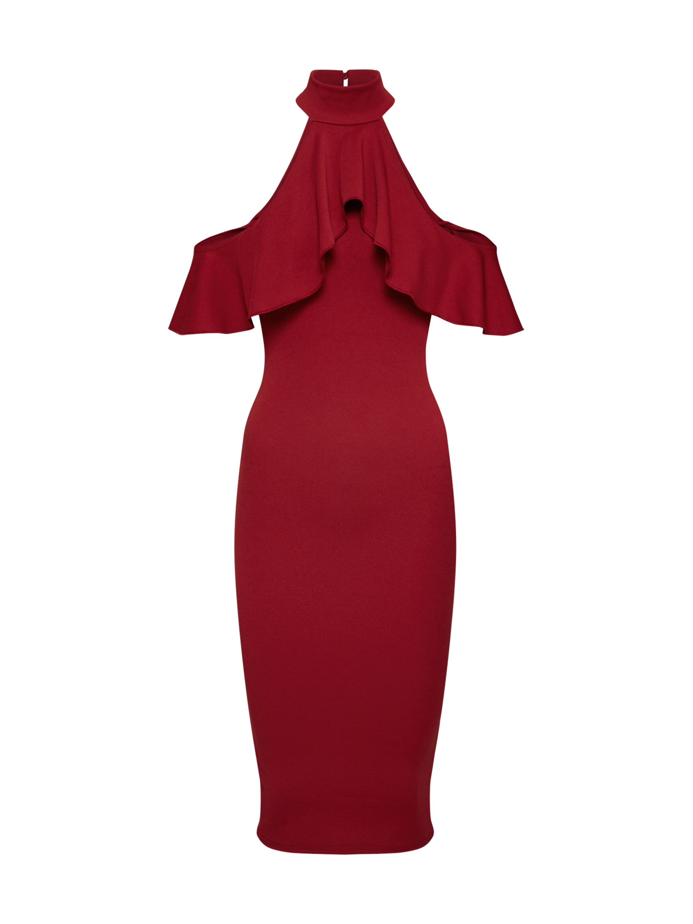 Missguided - Cocktailjurk in de kleur Bourgogne