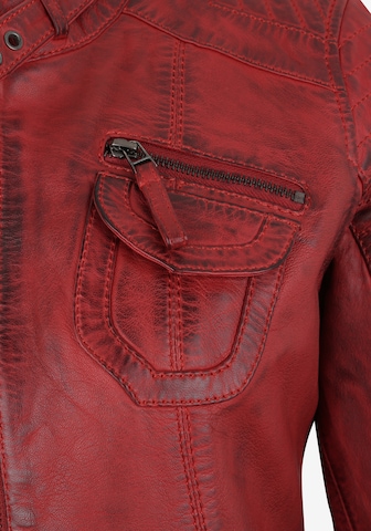 Miracle of Denim Between-Season Jacket in Red