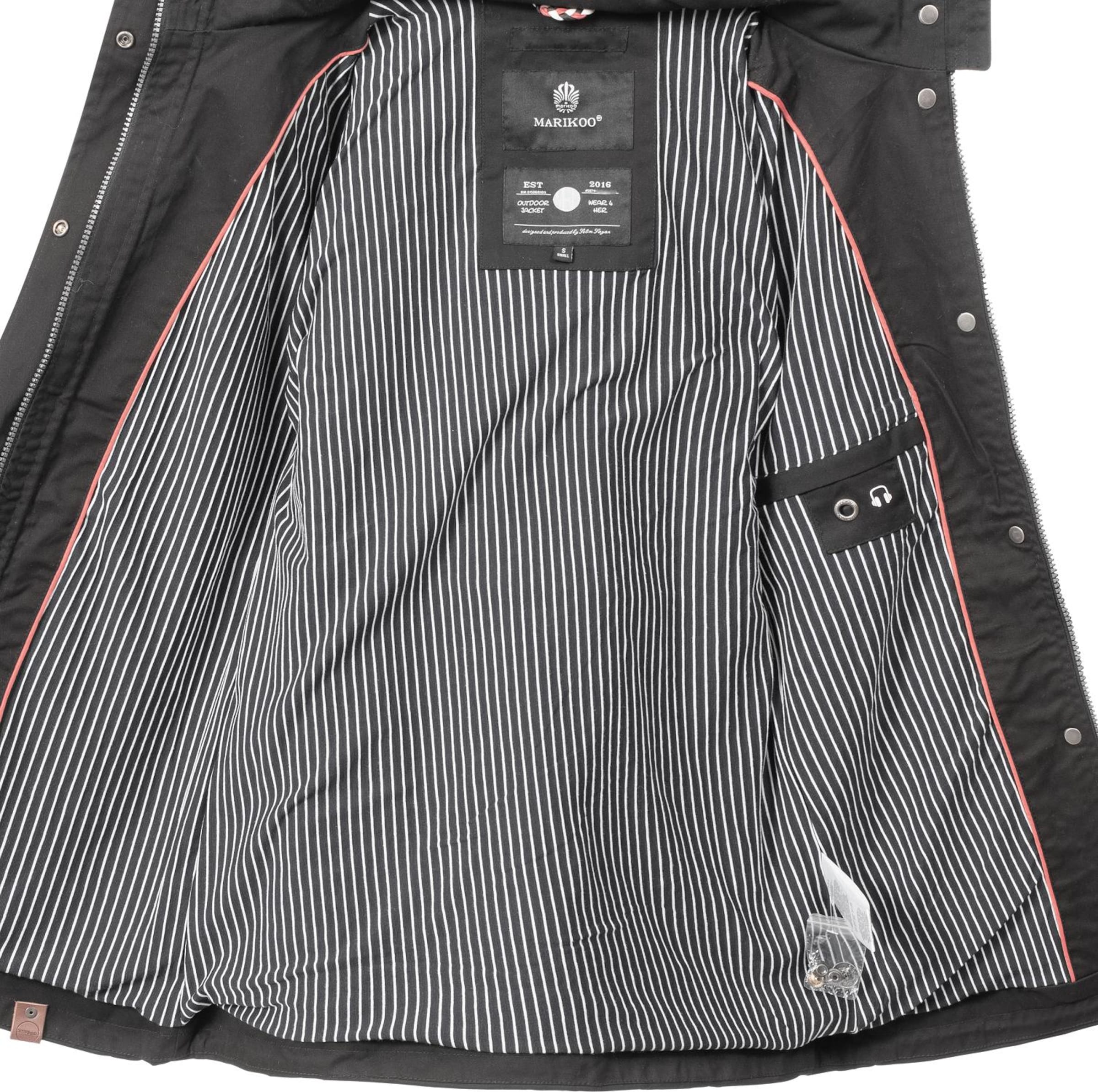 Parka di mezza stagione 'Nyokoo' di MARIKOO in nero