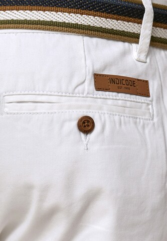 Regular Pantalon 'Cuba' INDICODE JEANS en blanc