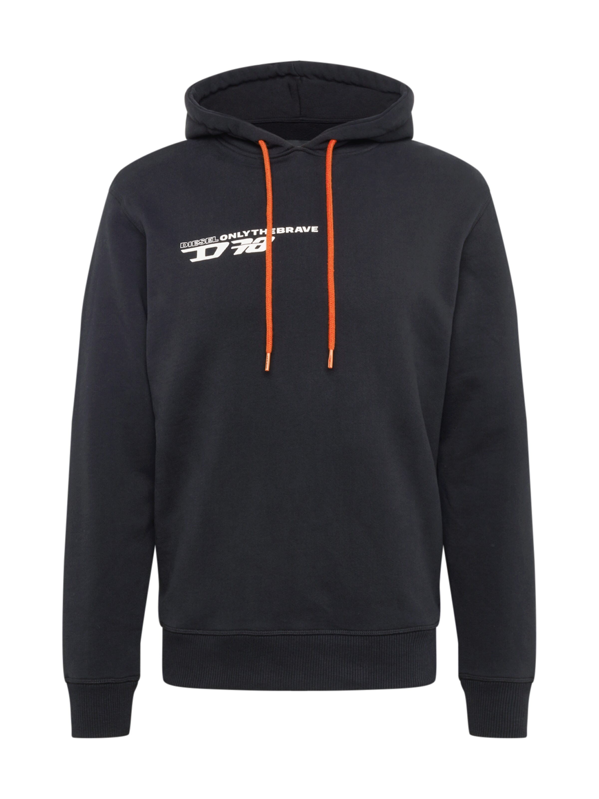 DIESEL - Sweatshirt 'Felpa' in de kleur Zwart