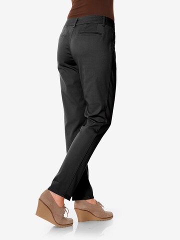 heine Regular Broek 'Linea Tesini' in Zwart