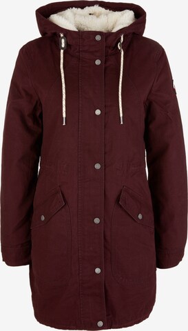 Parka d’hiver QS en rouge : devant