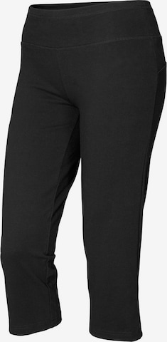 KangaROOS Slim fit Athletic Pants in Black: front