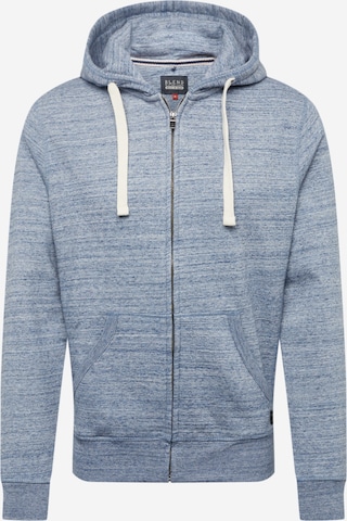 BLEND Zip-Up Hoodie 'Alton' in Blue: front