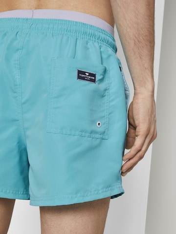 Regular Shorts de bain 'Jo' TOM TAILOR en bleu
