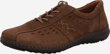 WALDLÄUFER Lace-Up Shoes in Brown: front