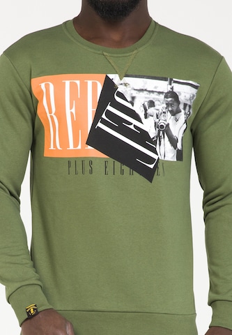 Sweat-shirt PLUS EIGHTEEN en vert