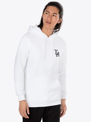 Mister Tee Sweatshirt 'LA' i hvid: forside