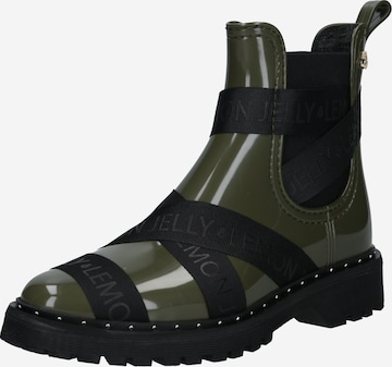 LEMON JELLY Chelsea Boots 'Frankie' in Green: front